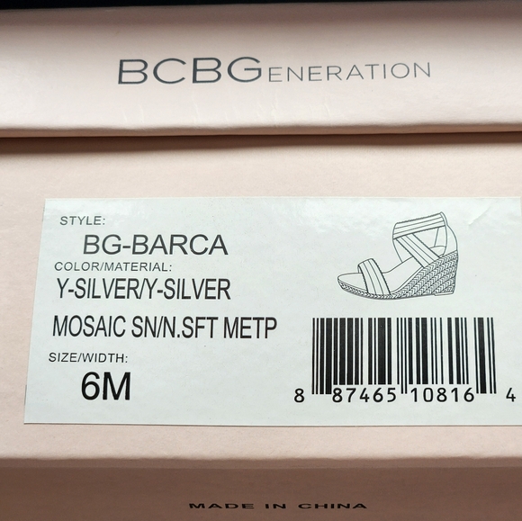 BCBG Wedge Sandals - Picture 4 of 5